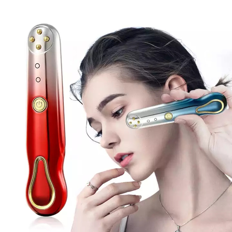 Rf Radio Frequency Eye Massager Anti Ageing Wrinkle Massager Portable