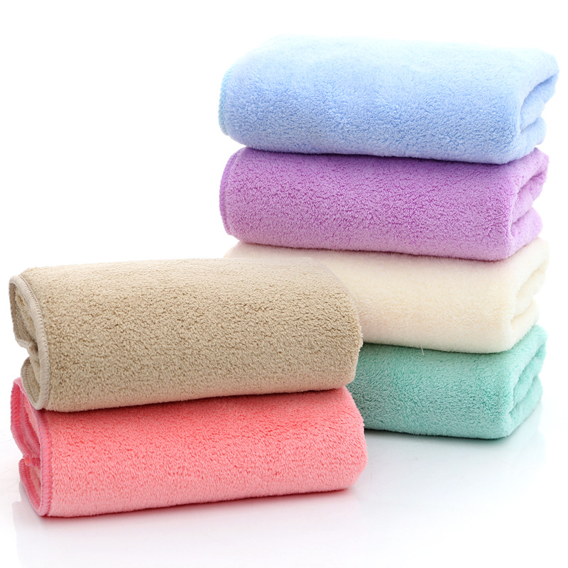 Coral Fleece Microfiber Towel Also Erase All Makeup With Just Water, Including Waterproof Mascara, Eyeliner, Foundation, Lipstick, And More