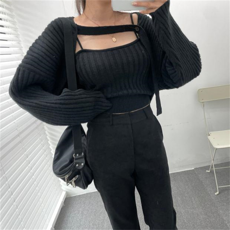 Women's Irregular High Waist Slim Sling Suit - CJdropshipping