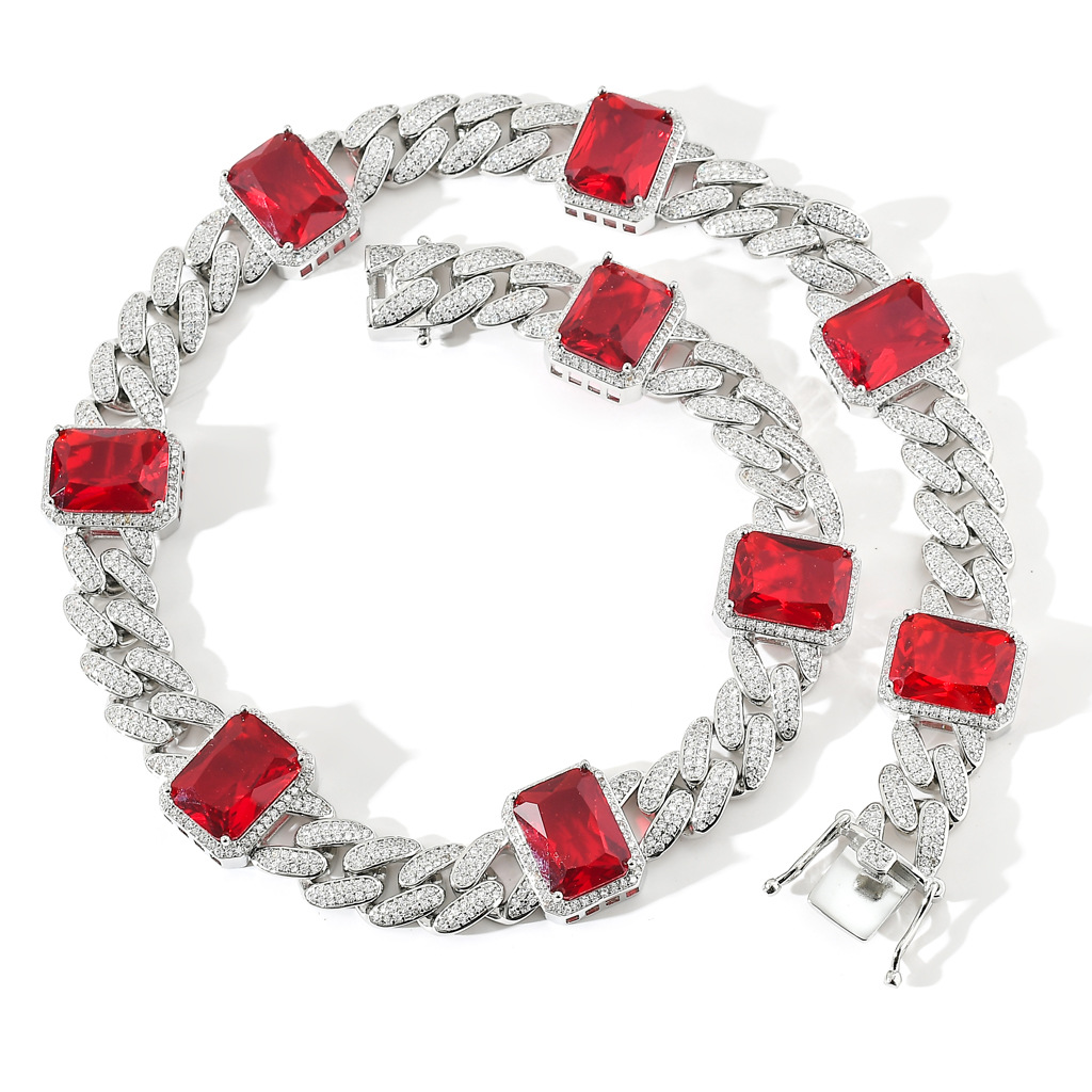 Ice King Ruby Necklace
