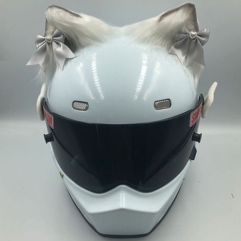 Three-Dimensional Cat Ear Ski Helmet Accessories