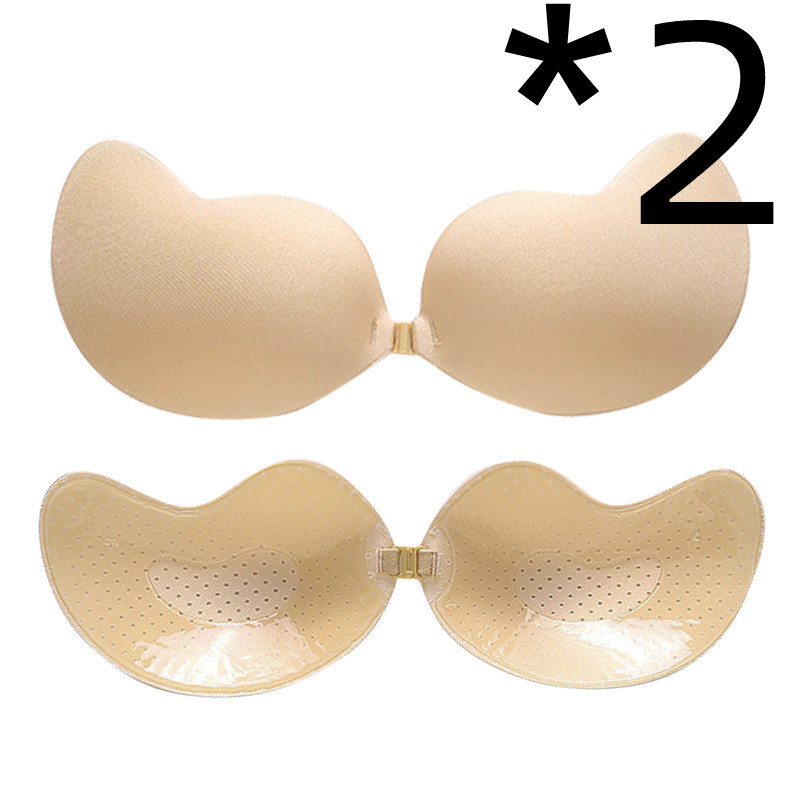 Invisible Push Up Bra Backless Strapless Bra Seamless Front Closure  Bralette Und