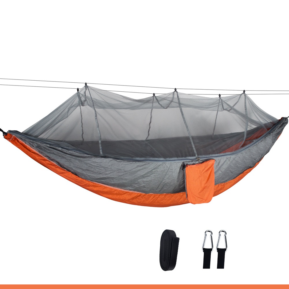 Mosquito-Proof Double Hammock with Densified Mesh