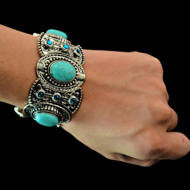 European And American Fashion Turquoise Bracelet—2