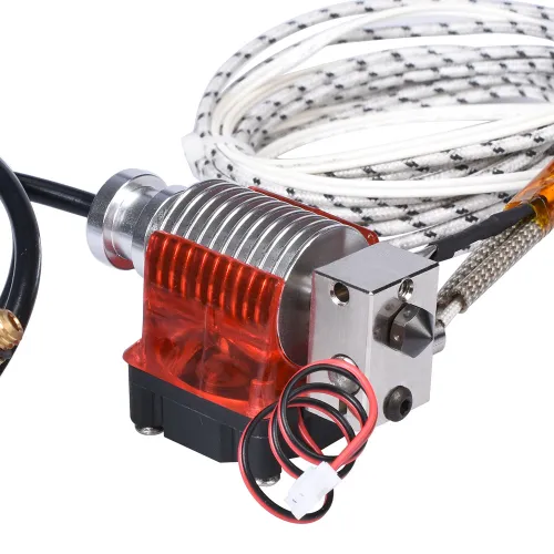 Color: Copperplated metal tube24v - 3D Printer Accessories E3DV6 J Head Remote Extrusion Head Kit 12 24V Print Heads