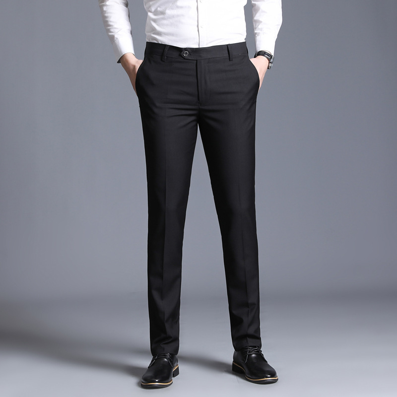 66355069 80d6 42bf a56e 28eb516d0959 - Casual straight suit pants