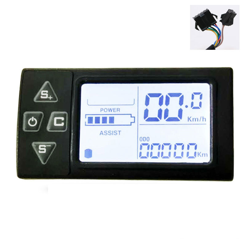 Bicycle Lithium Battery LCD Meter CJdropshipping