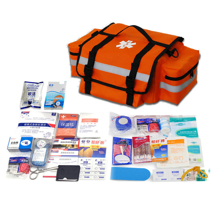 The Tactical First Aid Medical Kit is here to save the day, whether it's a zombie apocalypse or just a boo-boo. It's your go-to first responder, with all the supplies you need to be prepared - and look badass - in any situation.