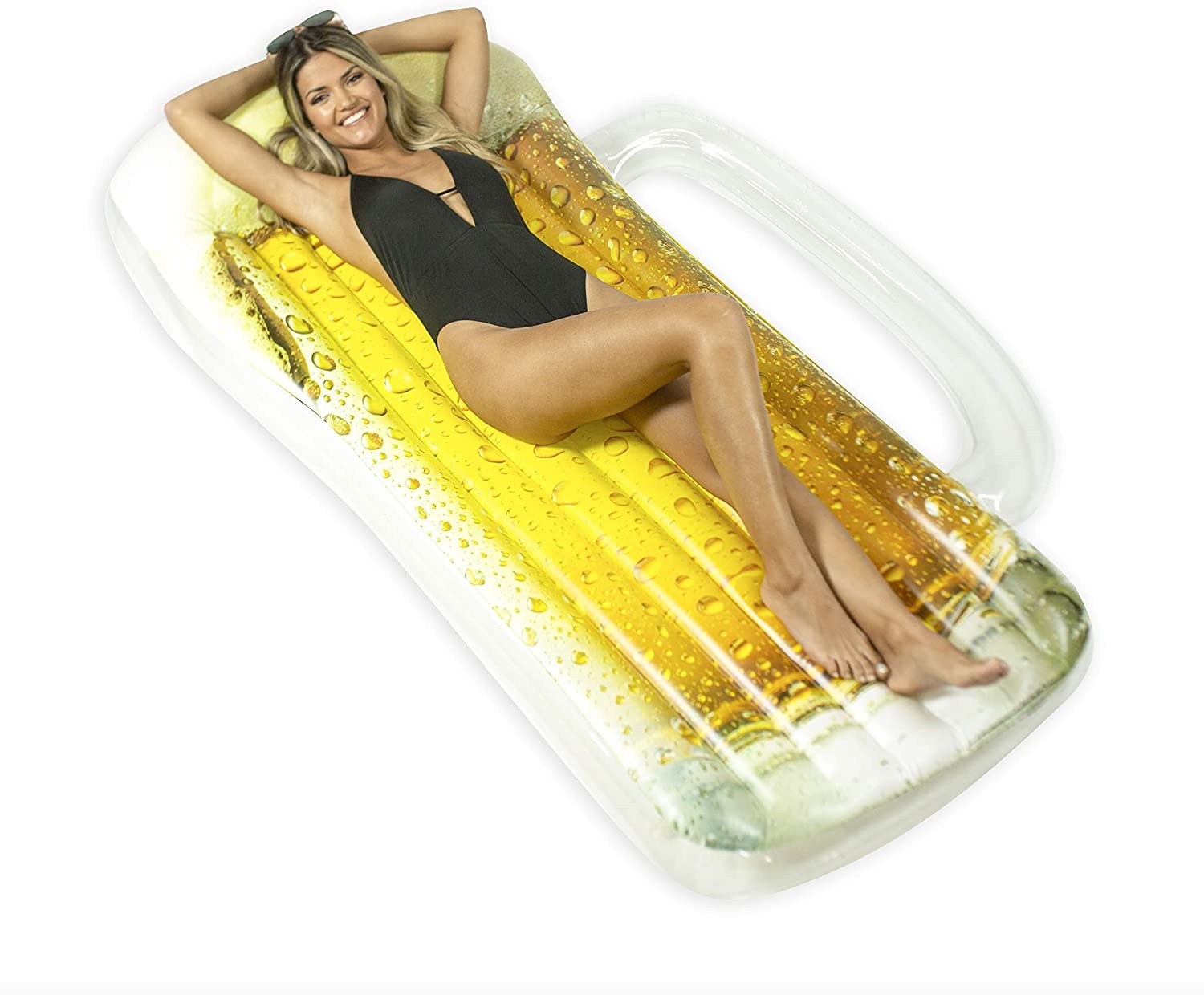 Inflatable Beverage Cup Floating Bed