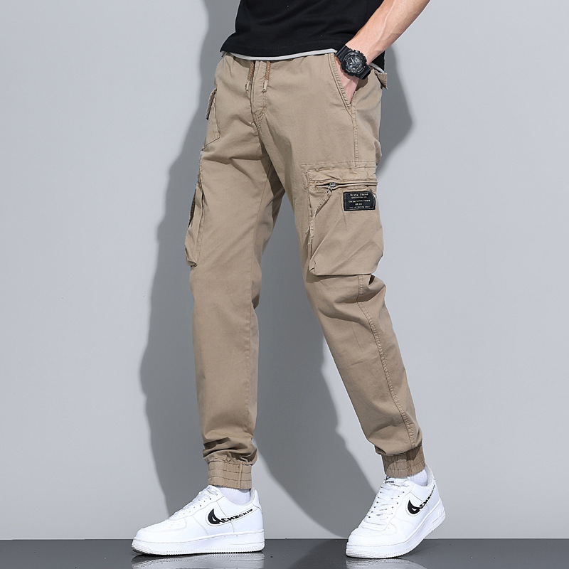 Japanese Tooling Trend Nine-point Pants Tethered Men's Trousers Cotton ...