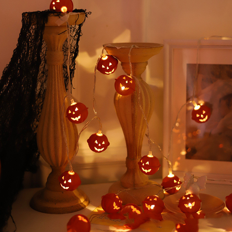 New Led Halloween Lights String Ghost Festival Pumpkin Decorative CJdropshipping