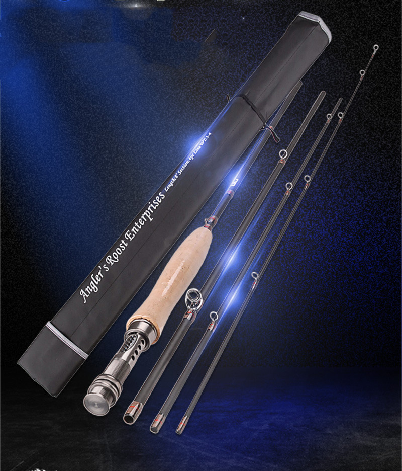 Carbon Fiber Cork Handle Lake River Fly Fishing Rod CJdropshipping