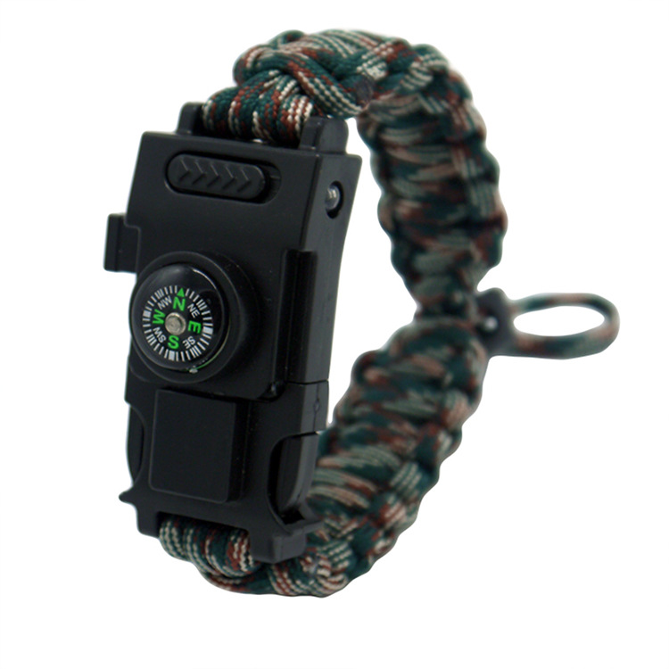 survival bracelet for camping, hiking, fishing and hunting