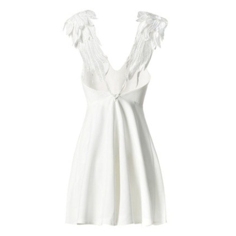 Robe Ailes d'Ange Blanches