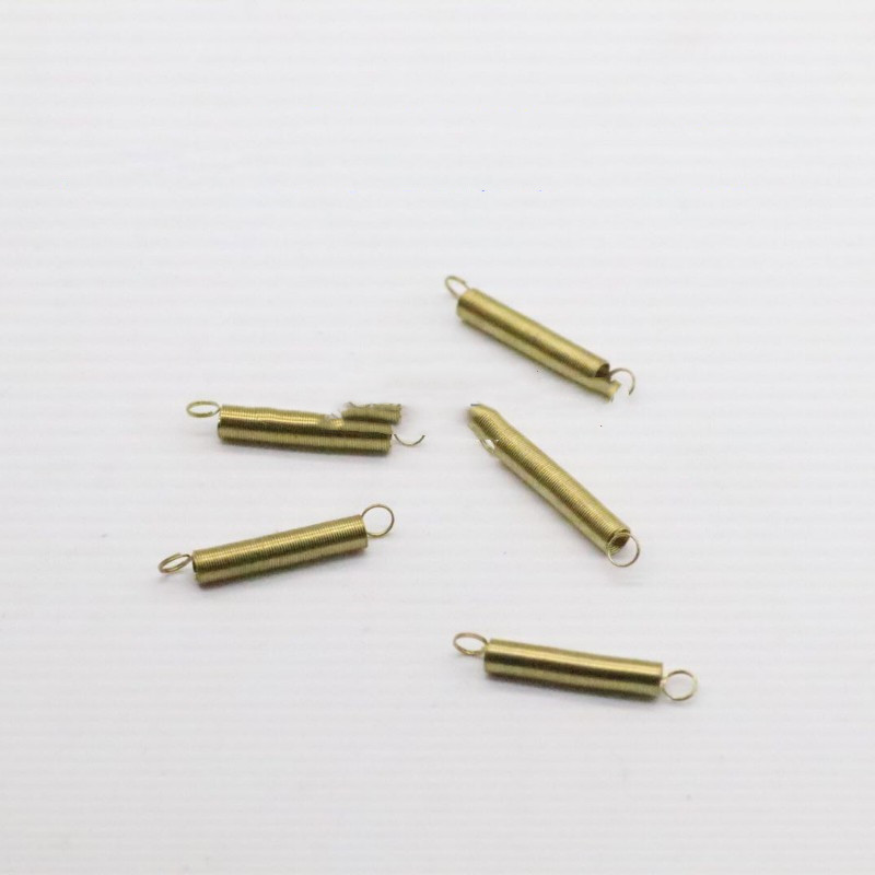 Vintage Mechanical Clock Clockwork Metal Fittings Tension Spring