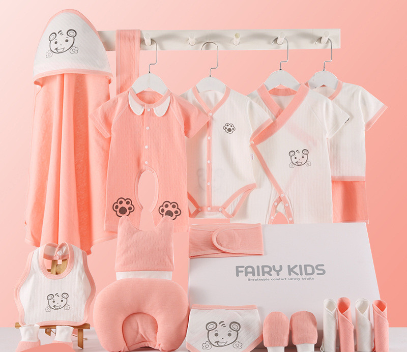 Color: E, Child size: 52cm - Baby Gift Hamper Baby Clothes Newborn Gift Box Set Baby Supplies