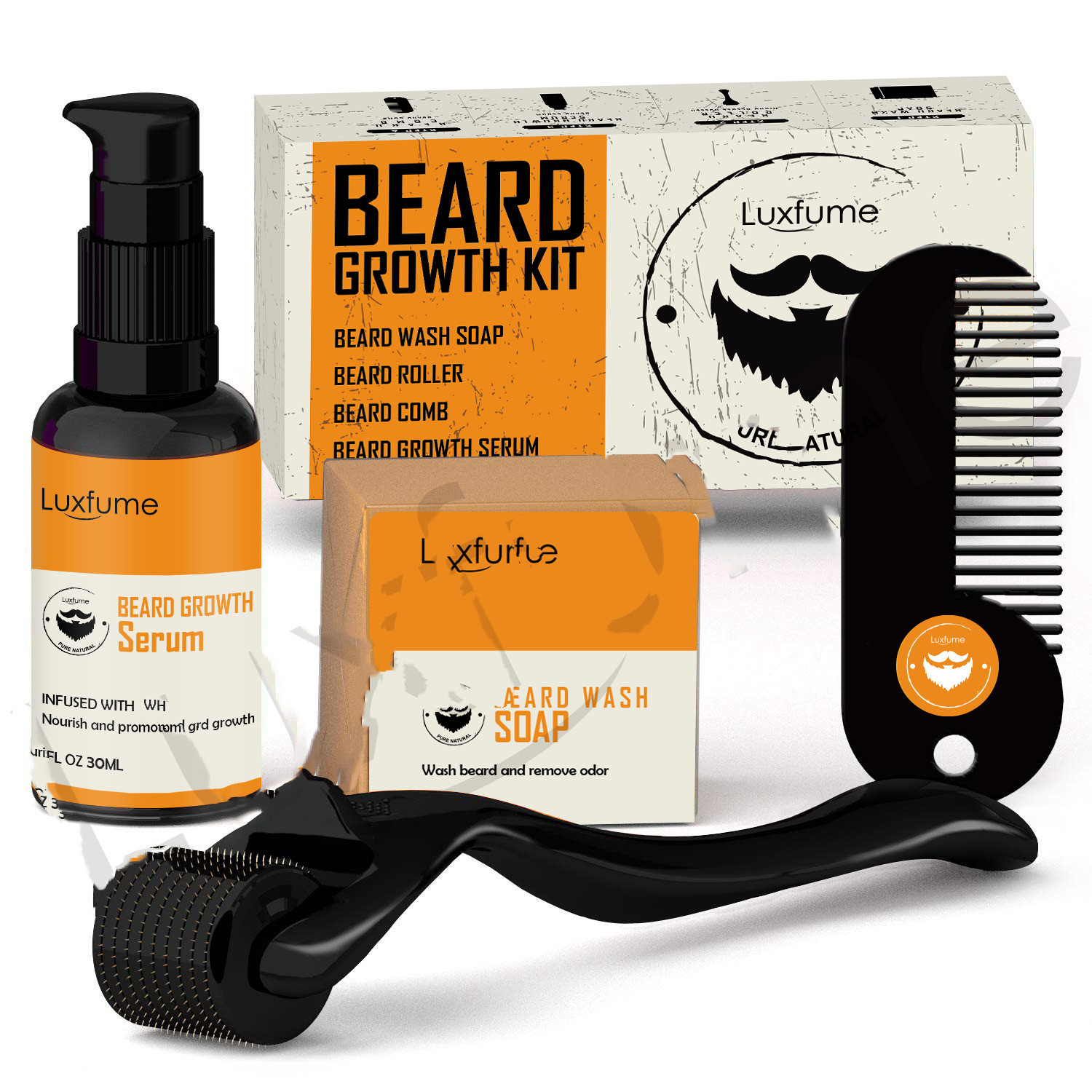 Beard Set Box Beard Essence Cleaning Care CJdropshipping