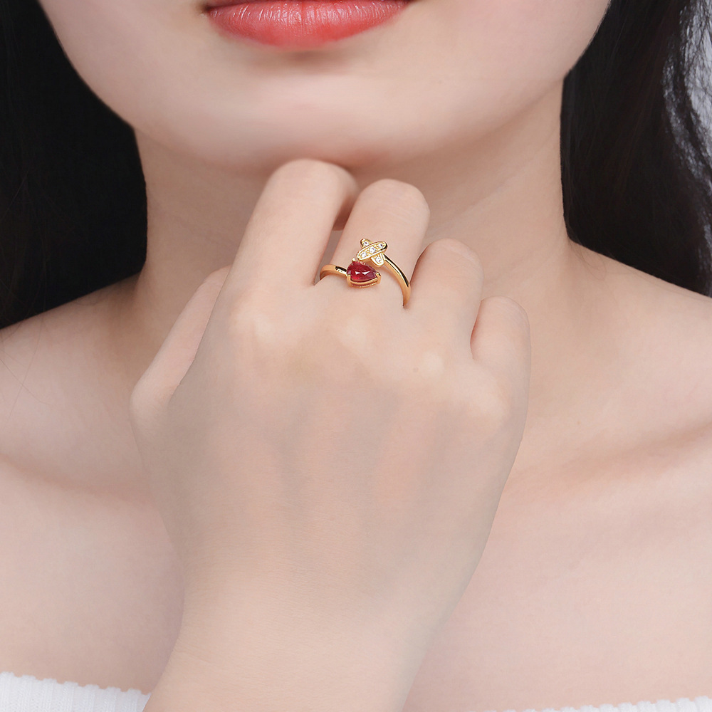 Ruby ring for women