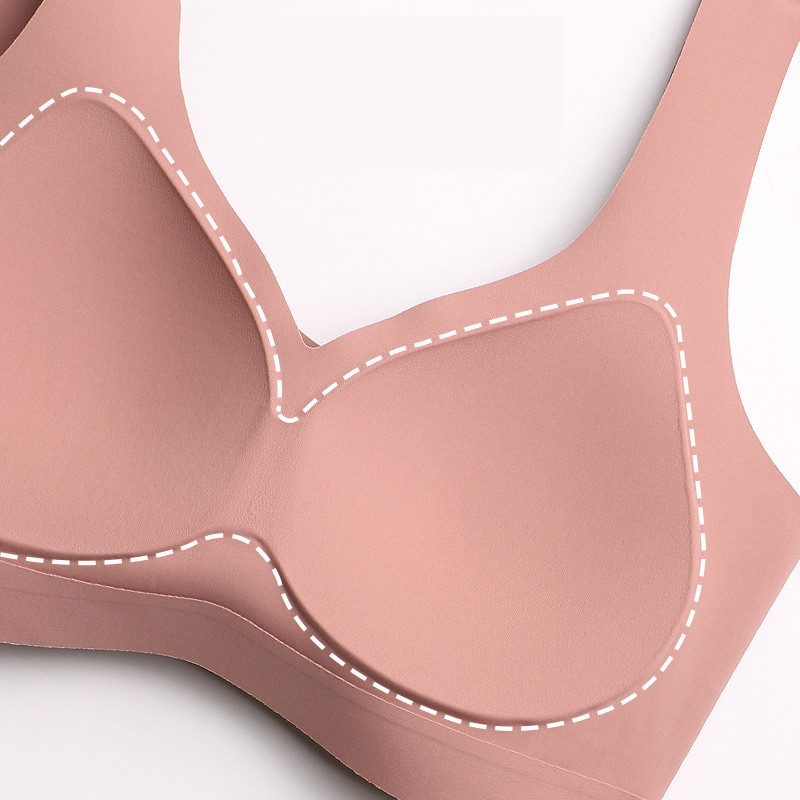 6d8cf546 767d 4d07 888b 0efa855b7dce - Namijiao 2021 New Air Traceless Underwear Women''s Air Rimless Bra Integrated Fixed Cup Sleeping Bra