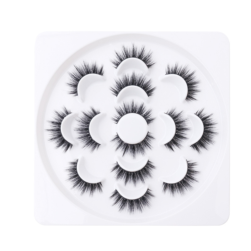 7 pairs 5D lotus disk eyelashes