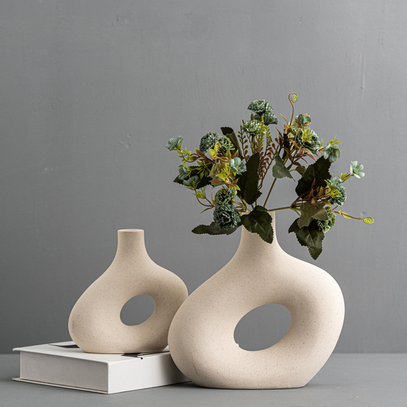 Hand-Painted Ceramic Vases