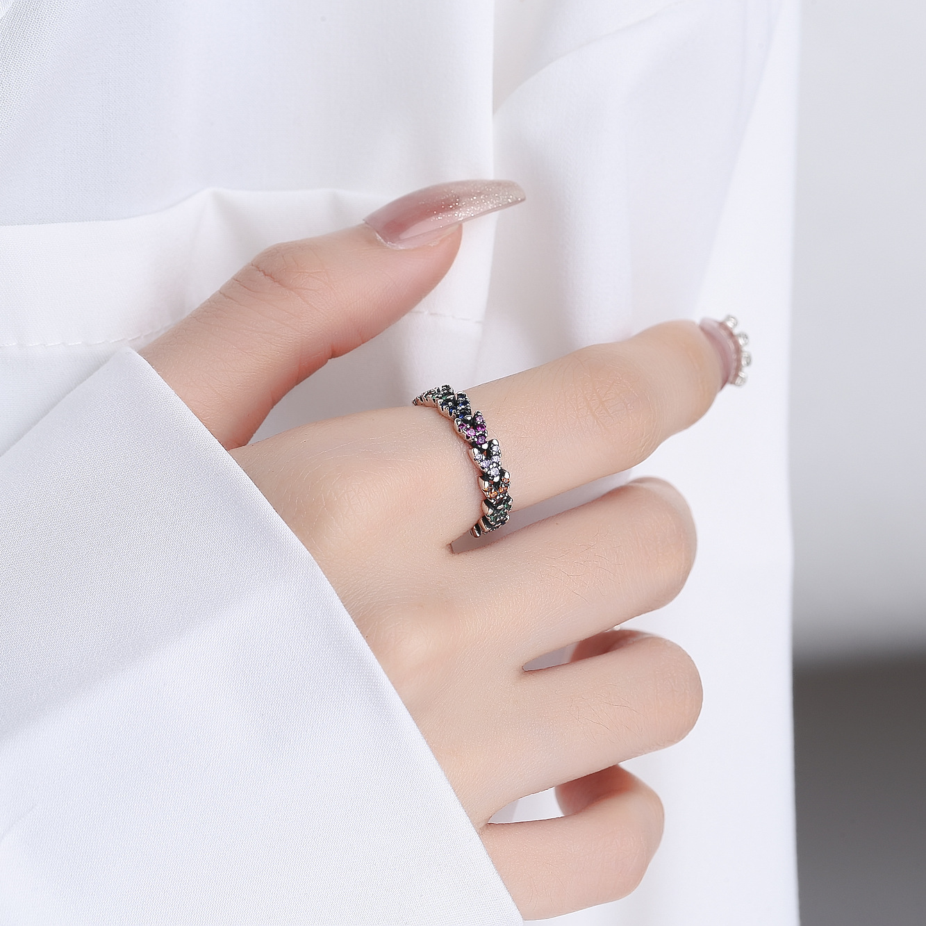 Ear Heart Women Ins Personality Cool Style Ring