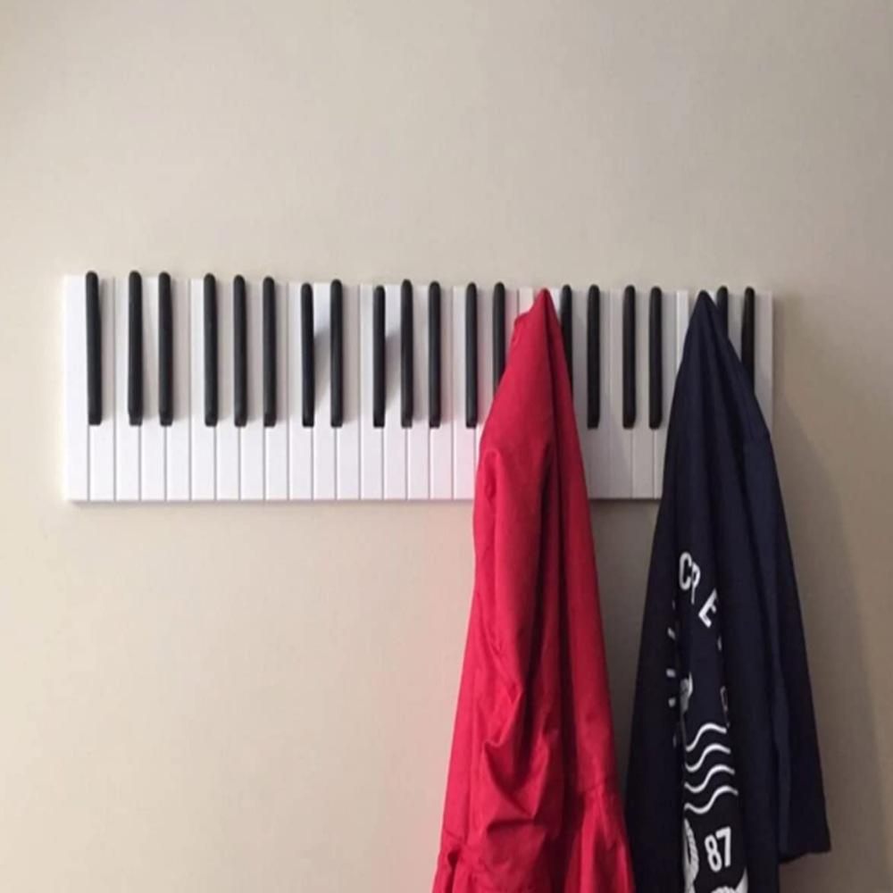 Wooden Piano Keyboard Shape Hook Hanger CJdropshipping