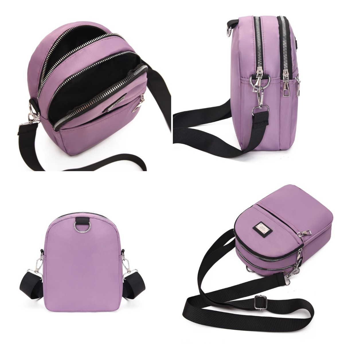 6f376003 c522 4745 8e0a 6a44a1b840c8 - Pure Color Lightweight Three-Purpose Small Cloth Bag Backpack