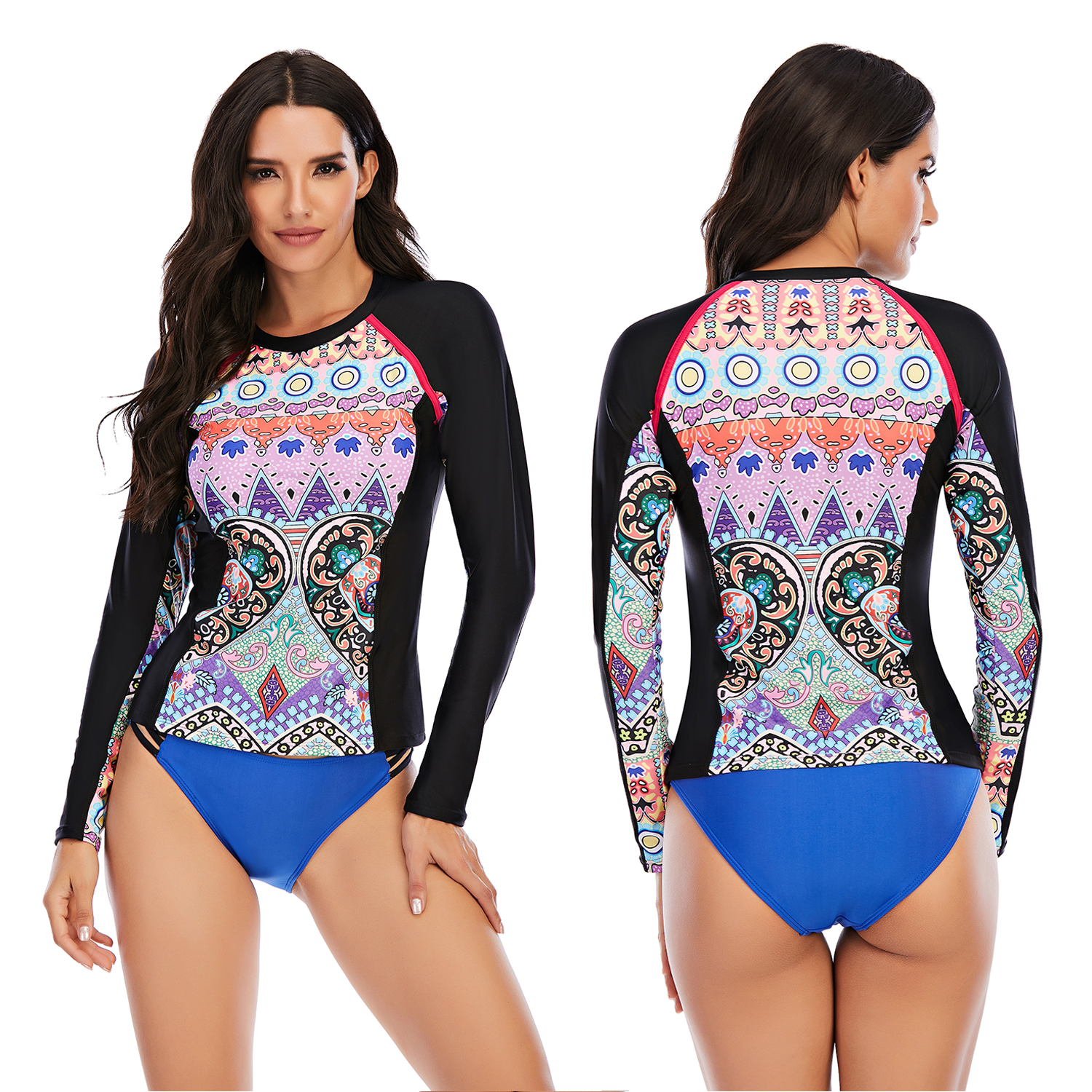 Casual Split Long-sleeved Surfing Suit