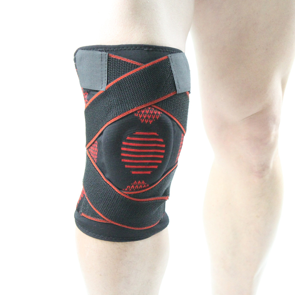 70641ae3 b4dd 4259 87ff 0d83e03f7bb1 - Non-slip silicone sports knee strap