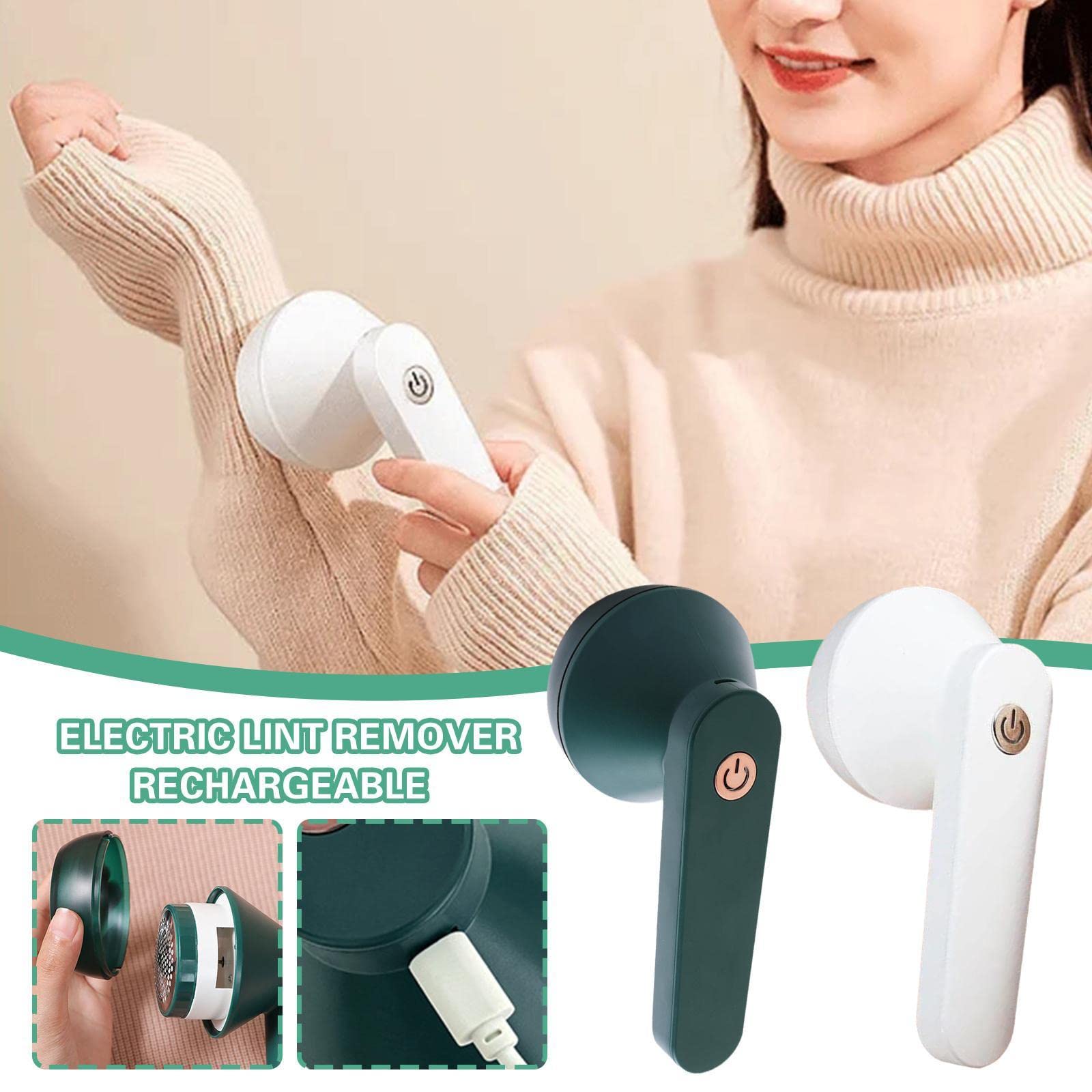USB Rechargeable Electric Lint Remover Rechargeable, Electric Lint Remover For Clothing, Portable Electric Lint Remover Clothes Fluff Pellet Remover, Electric Pellets Lint...