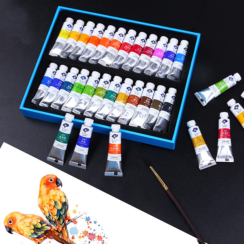 Paul Rubens 18ml Grade A Artist Watercolor Paint Tube Set Water Color –  AOOKMIYA