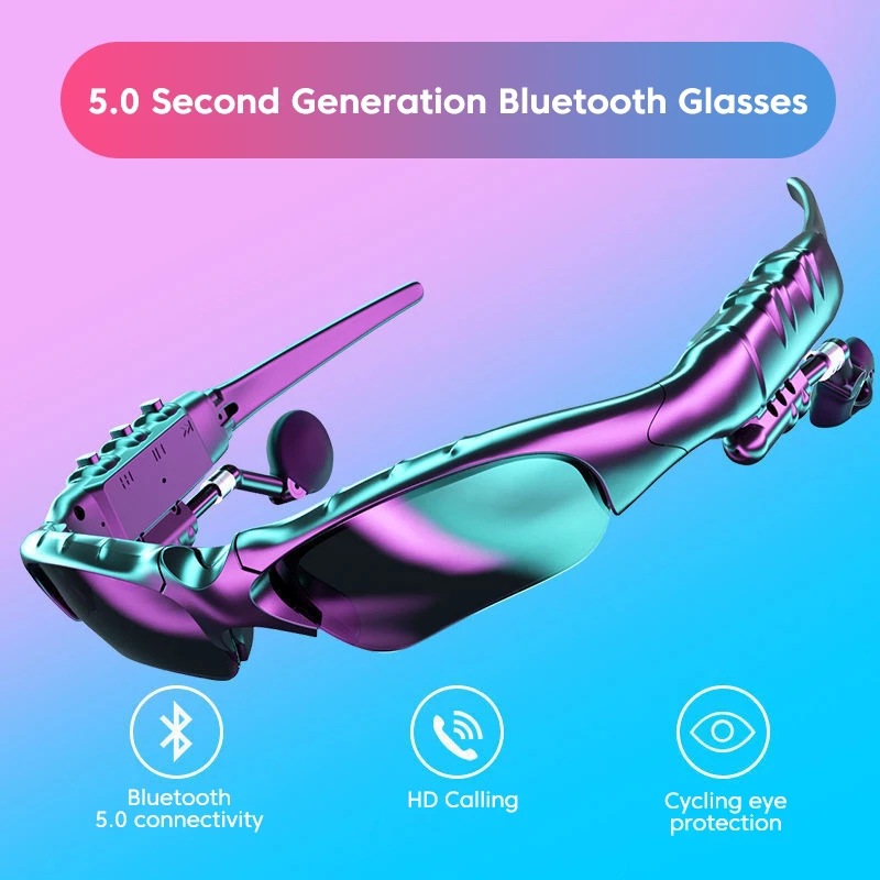 Women's Fashion Simple Music Bluetooth Headset Glasses CJdropshipping