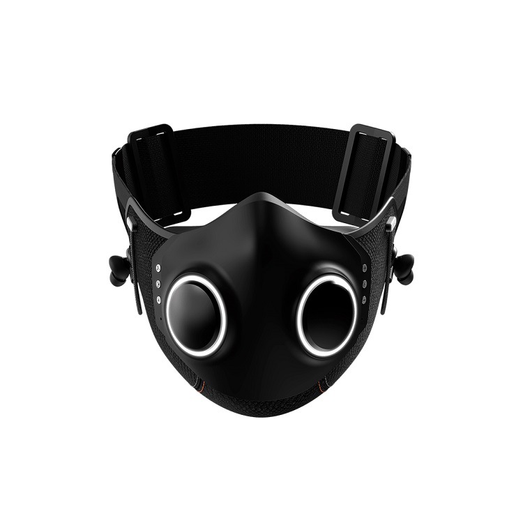 Fayanka High Tech Double Valve Face Mask Black