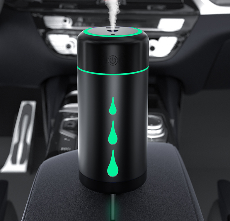 Vehicle Mounted Humidifier Galaxy Stars Projector aroma diffuser Columnar Air Purification Spray For Home/Car