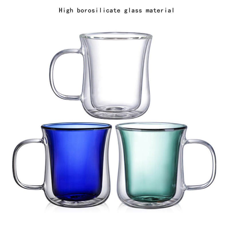 Modena heat resistant high borosilicate cups