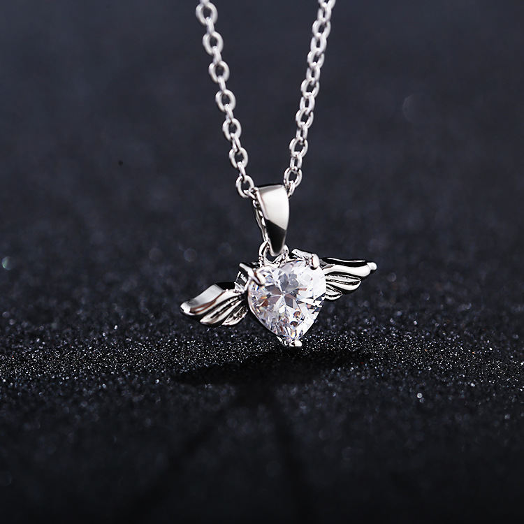Collier Aile d'Ange Argenté