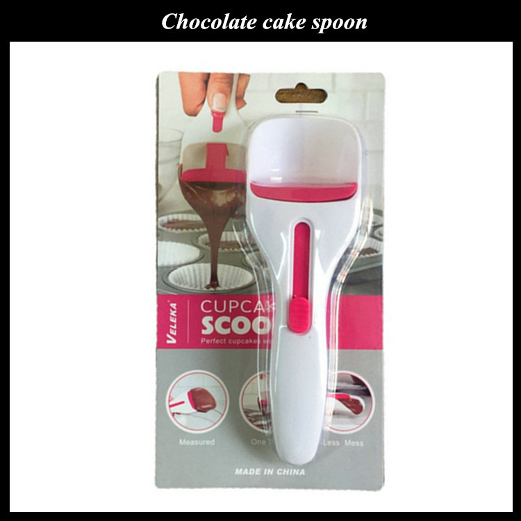 Cake Batter Scoop Can Push Labor-saving Cupcake Spoon Cake Batter