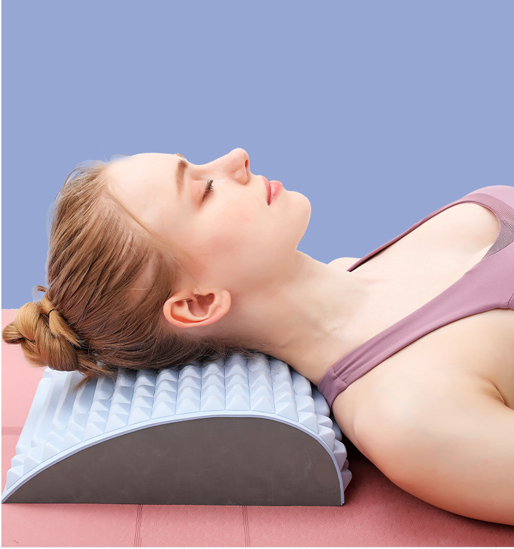 Back Stretcher Pillow Neck Lumbar Support Massager For Neck Waist Back Sciatica Herniated Disc Pain Relief Massage Relaxation