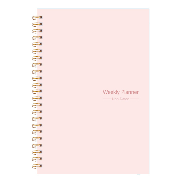 Weekly undated Agenda Planner Notebook Diary A5 Weekly to-do list Habit tracker