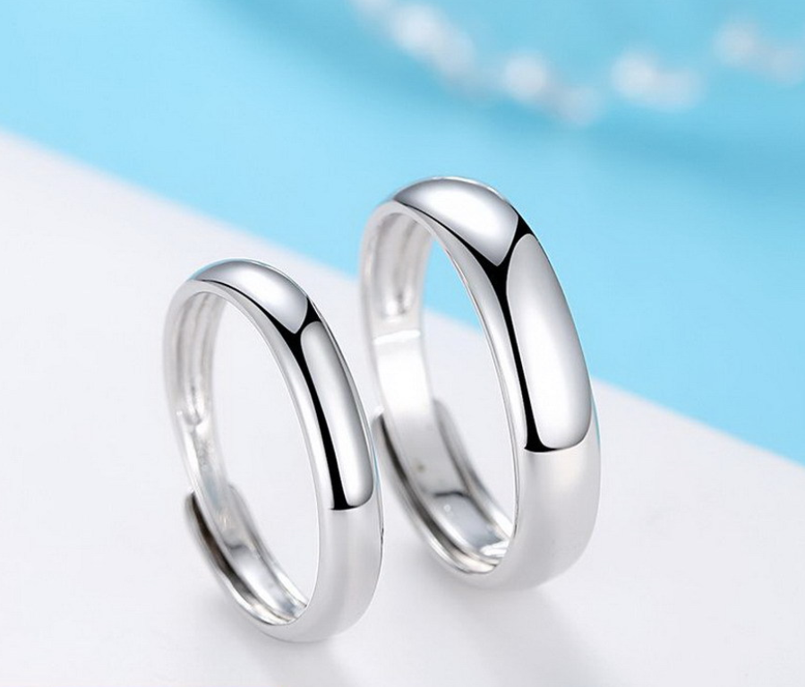 777ead79 d33f 4ad5 b02a df083c04b70d - Glossy Ring Simple Men's Silver Ring