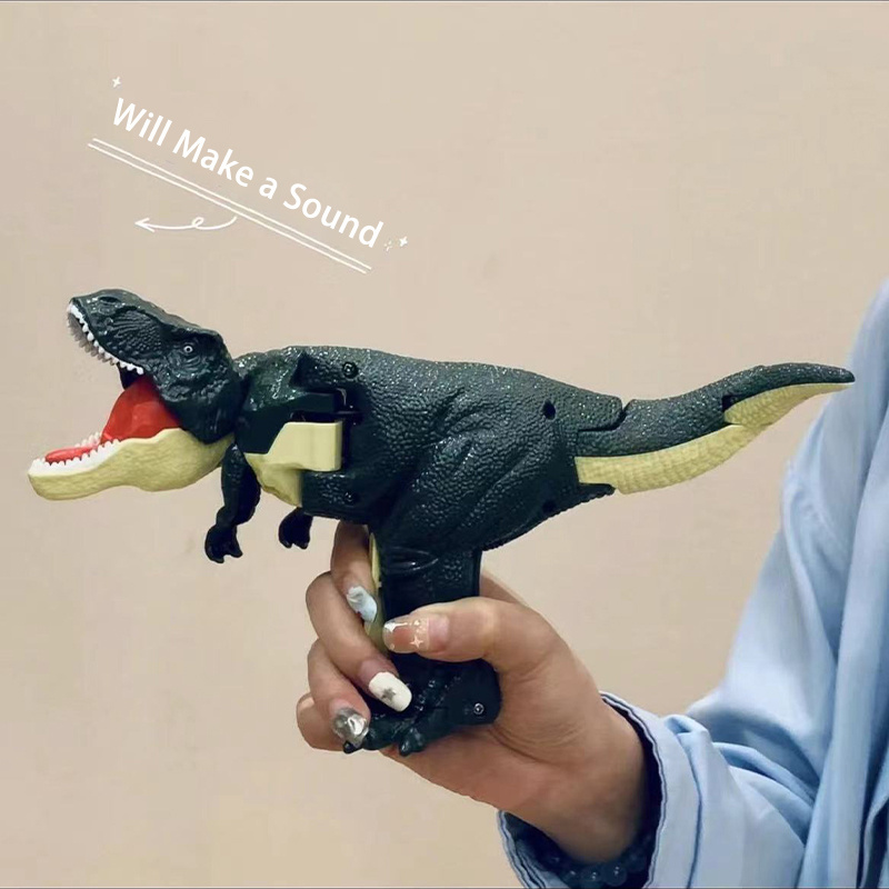  Mystoneer Dinosaur Toys for Kids, Dino Zaza, Dinosaur Zazaza,  Dinosaurio Zaza, Dinosaurio Zazaza, Trigger The T-Rex, Novelty Gag Toy Gift  for Birthday, Halloween, Christmas(Large-Green-Silent*1) : Toys & Games