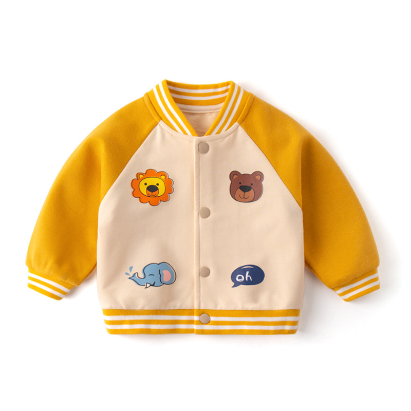 Baby Baseball Uniform Foreign Style Jacket Autumn Coat CJdropshipping