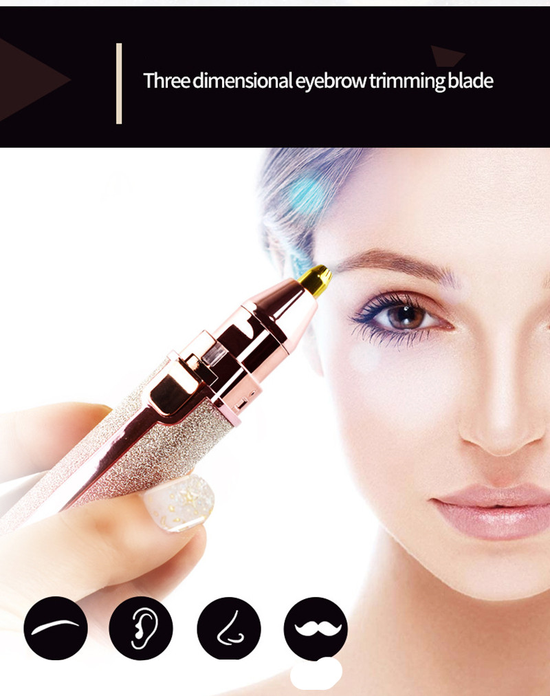 Ladies Electric Shaver Automatic Eyebrow Trimming