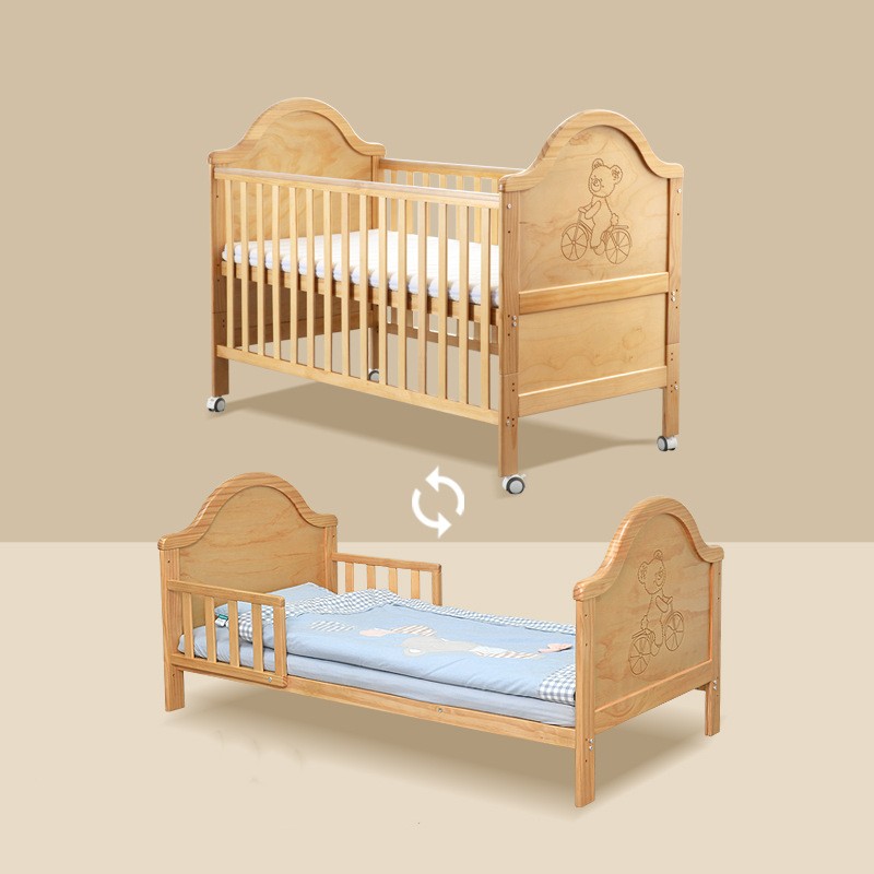 Pine Baby Log Splicing Bed Multifunction CJdropshipping