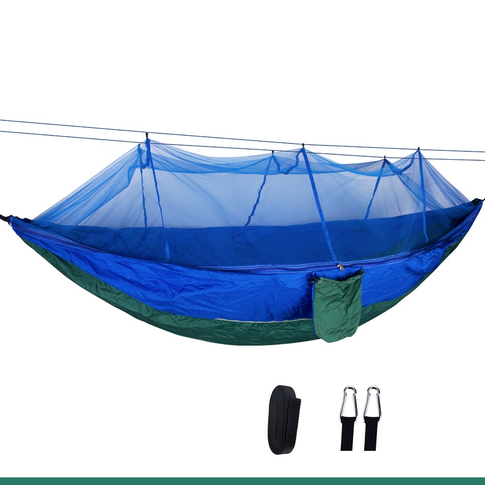 Mosquito-Proof Double Hammock with Densified Mesh