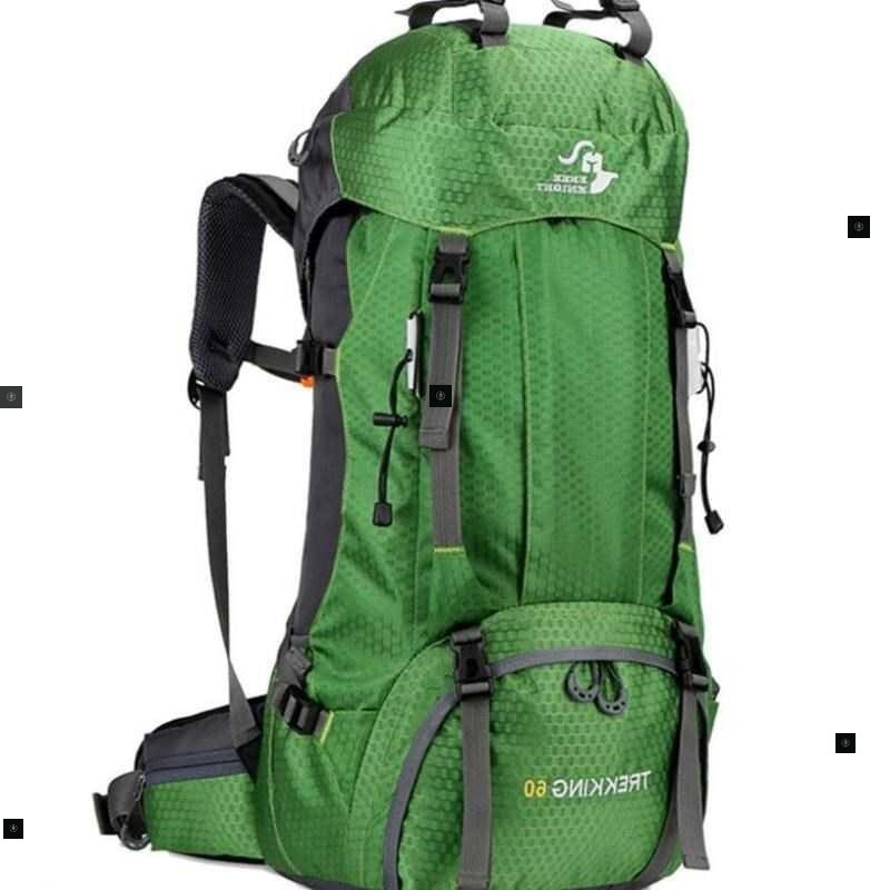 60L waTerproof hiking Cam TraveL Bag CLimBing BaCkpaCk