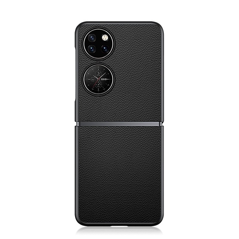 <ul> <li><strong>First-Layer Cowhide Leather</strong>: Luxurious and durable.</li> <li><strong>Business Style</strong>: Elegant and professional.</li> <li><strong>Perfect Fit for Huawei P50 Pocket</strong>: Snug and secure.</li> <li><strong>Obsidian Black Color</strong>: Stylish and sophisticated.</li> <li><strong>Comprehensive Protection</strong>: Guards against everyday damage.</li> </ul>