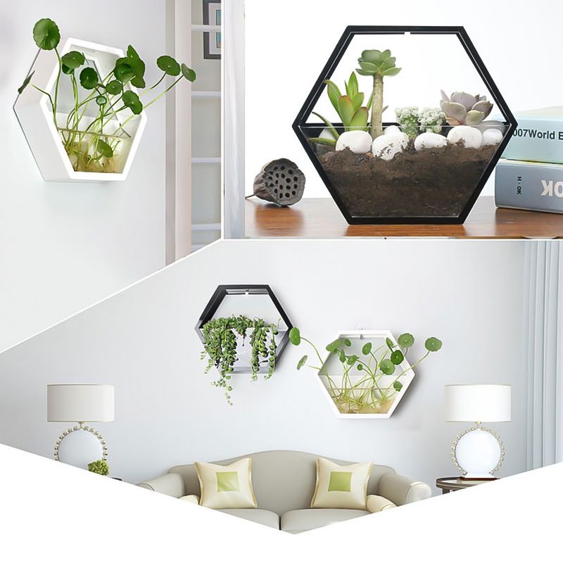 Wall-mounted flower pot
