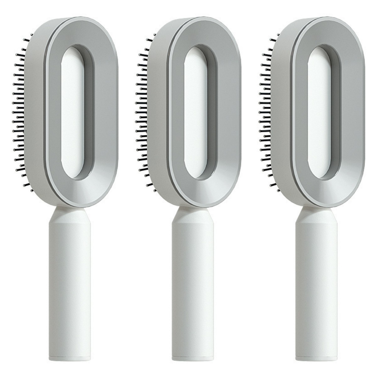 Self Cleaning Hair Brush For Women One-key Cleaning Hair Loss Airbag Massage Sca - Picture 20 of 20